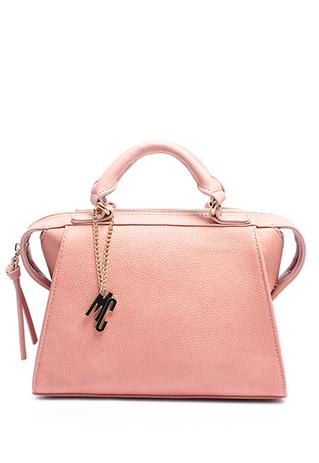 Bolsa de mão feminina macadamia salmão Menor preço em Bolsa de mão feminina macadamia salmão