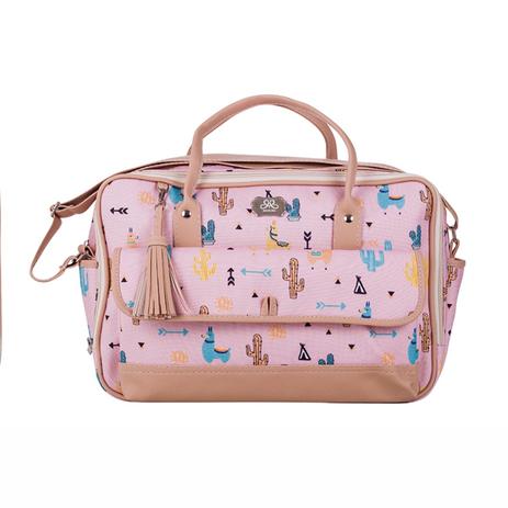 Bolsa de Maternidade Térmica Lhama Rosa - Momole bolsas Menor preço em Bolsa de Maternidade Térmica Lhama Rosa - Momole bolsas