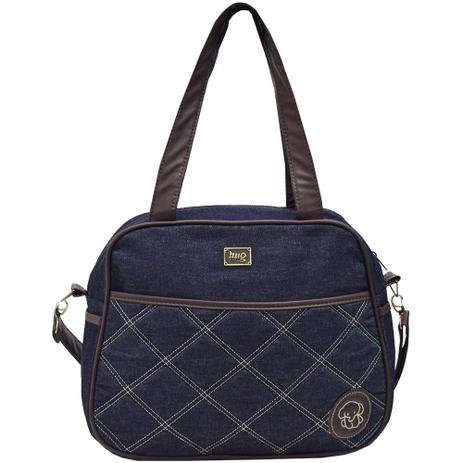 Bolsa de Maternidade Versinho G - Jeans - Hug Menor preço em Bolsa de Maternidade Versinho G - Jeans - Hug