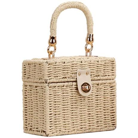 rattan basket bolsa