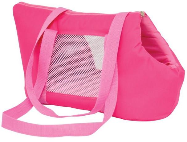 Bolsa de Transporte Marie em Nylon - Rosa - Nº2 - São pet Menor preço em Bolsa de Transporte Marie em Nylon - Rosa - Nº2 - São pet