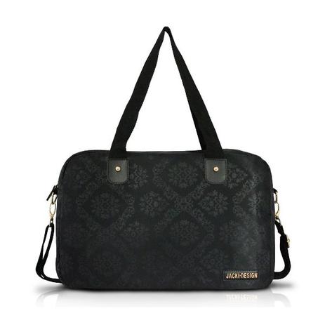 Bolsa de Viagem Academia Damasco ESSENCIAL II Jacki Design PRETO Menor preço em Bolsa de Viagem Academia Damasco ESSENCIAL II Jacki Design PRETO