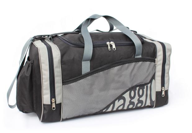 Bolsa de Viagem LS BV6403 com 2 bolsos laterais, bolso frontal em tela, porta-garrafas lateral - LS Bolsas Menor preço em Bolsa de Viagem LS BV6403 com 2 bolsos laterais, bolso frontal em tela, porta-garrafas lateral - LS Bolsas
