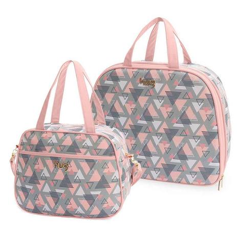 Bolsa e Mala Maternidade Madri Rosa - Hug Menor preço em Bolsa e Mala Maternidade Madri Rosa - Hug