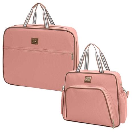 Bolsa e Mala Maternidade Mônaco Rosa - Hug Menor preço em Bolsa e Mala Maternidade Mônaco Rosa - Hug