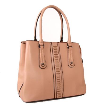 Bolsa Estruturada com Detalhe Laser Frontal Bege - Zap Accessories - Combos e kits especiais Menor preço em Bolsa Estruturada com Detalhe Laser Frontal Bege - Zap Accessories - Combos e kits especiais