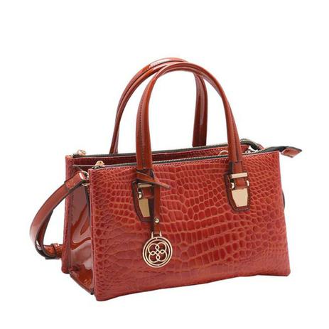 Bolsa Feminina Chenson Croco Verniz Mão 3483217 Menor preço em Bolsa Feminina Chenson Croco Verniz Mão 3483217