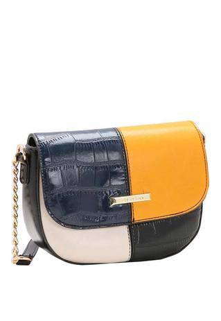 patchwork leather bolsa