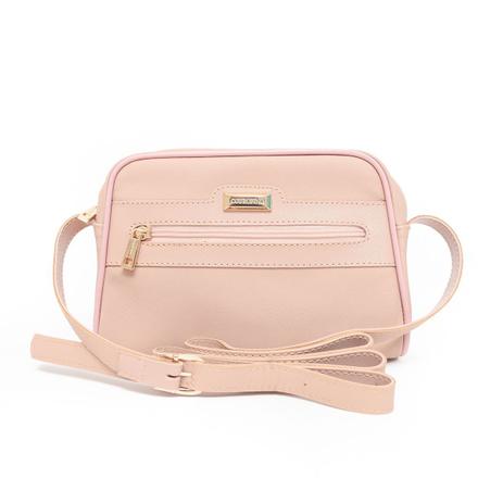 Bolsa feminina couro fino pequena simples com zíper Menor preço em Bolsa feminina couro fino pequena simples com zíper