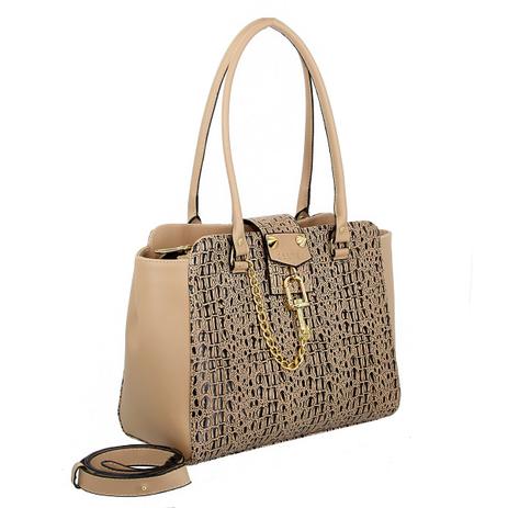 Bolsa Feminina Lateral e de Mão Cadeado Mocassim Selten Menor preço em Bolsa Feminina Lateral e de Mão Cadeado Mocassim Selten