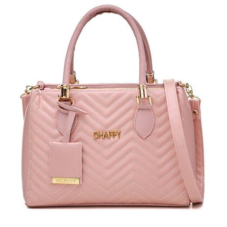 Bolsa Feminina Lorena Matelassê, Alça de Mão e Tiracolo - Dhaffy Bolsas Menor preço em Bolsa Feminina Lorena Matelassê, Alça de Mão e Tiracolo - Dhaffy Bolsas