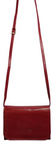 bolsa couro crossbody