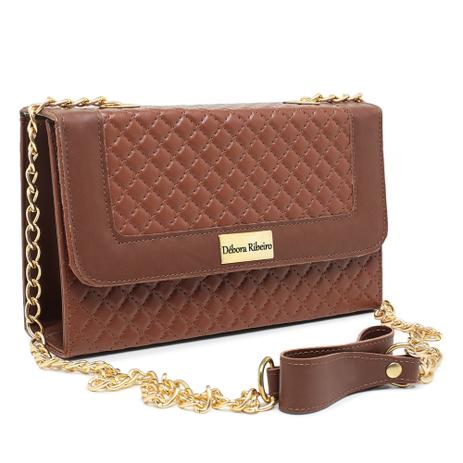 Bolsa Feminina Pequena De Lado Alça De Corrente Tiracolo - Débora Ribeiro -  Bolsas - Magazine Luiza