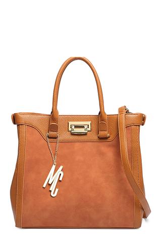 Bolsa Grande Macadâmia Estilo Tote Bag Tecido P.U Caramelo CARAMELO - Macadamia Menor preço em Bolsa Grande Macadâmia Estilo Tote Bag Tecido P.U Caramelo CARAMELO - Macadamia