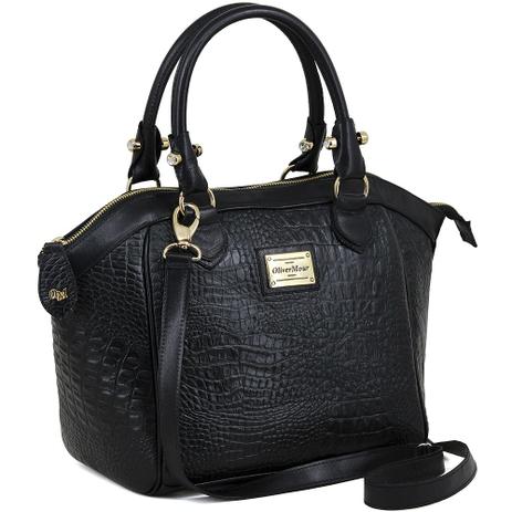 black croco bolsa