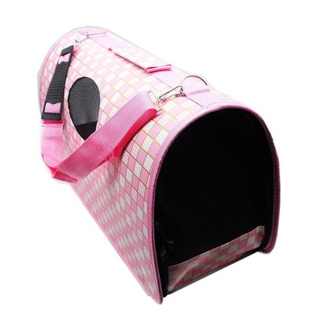 Bolsa Mala de Transporte para Cães e Gatos Petpop A01 Rosa Menor preço em Bolsa Mala de Transporte para Cães e Gatos Petpop A01 Rosa
