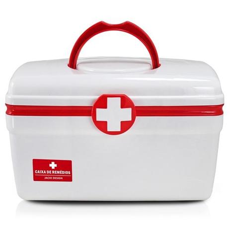 Bolsa maleta caixa organizadora primeiros socorros com bandeja removível, divisórias,alça e fecho de - Jacki design é boa?