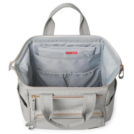 Bolsa Maternidade (Diaper Bag) MainFrame Backpack - Cement Skip Hop Menor preço em Bolsa Maternidade (Diaper Bag) MainFrame Backpack - Cement Skip Hop