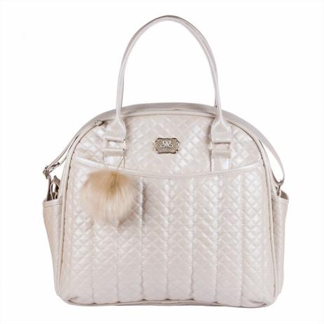 Bolsa maternidade Glamour M pérola - Momole Menor preço em Bolsa maternidade Glamour M pérola - Momole