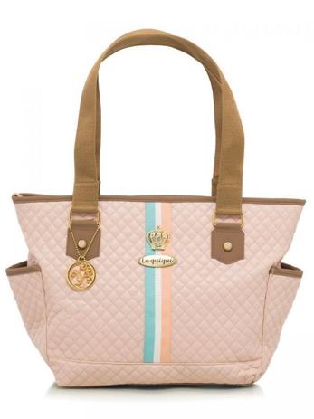 Bolsa maternidade Monarchy lateral M rosa - Lequiqui Menor preço em Bolsa maternidade Monarchy lateral M rosa - Lequiqui