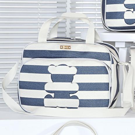 Bolsa Maternidade Urso Glamour Marinho G - Sônia enxovais Menor preço em Bolsa Maternidade Urso Glamour Marinho G - Sônia enxovais