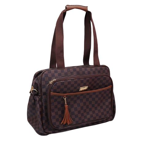 Bolsa Maternidade Xadrez Grande - 1+1 Menor preço em Bolsa Maternidade Xadrez Grande - 1+1