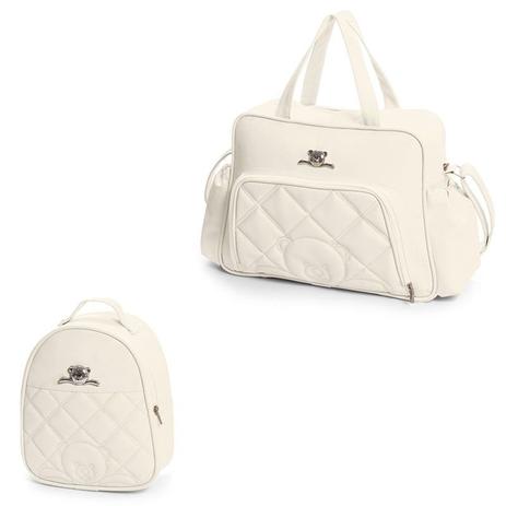 Bolsa Meu Ursinho Frasqueira Térmica Kit 2 Peças Bege - Hug - Hug bolsas Menor preço em Bolsa Meu Ursinho Frasqueira Térmica Kit 2 Peças Bege - Hug - Hug bolsas