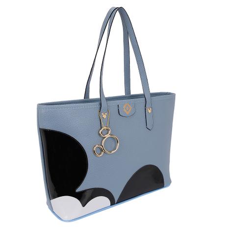 Bolsa Mickey Sacola Feminina de Ombro Lateral Azul Claro Selten Menor preço em Bolsa Mickey Sacola Feminina de Ombro Lateral Azul Claro Selten