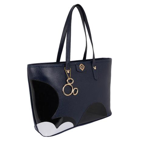 Bolsa Mickey Sacola Feminina de Ombro Lateral Marinho Selten Menor preço em Bolsa Mickey Sacola Feminina de Ombro Lateral Marinho Selten