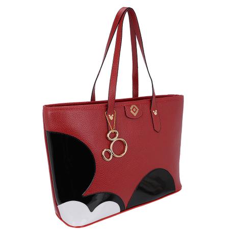 Bolsa Mickey Sacola Feminina de Ombro Lateral Vermelha Selten Menor preço em Bolsa Mickey Sacola Feminina de Ombro Lateral Vermelha Selten