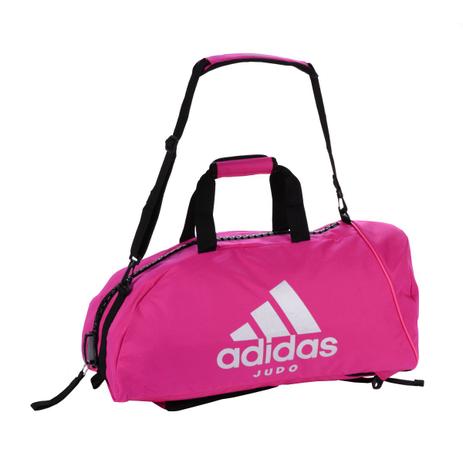 Bolsa Mochila Adidas Judo 2in1 Poliéster Rosa/Prata Menor preço em Bolsa Mochila Adidas Judo 2in1 Poliéster Rosa/Prata