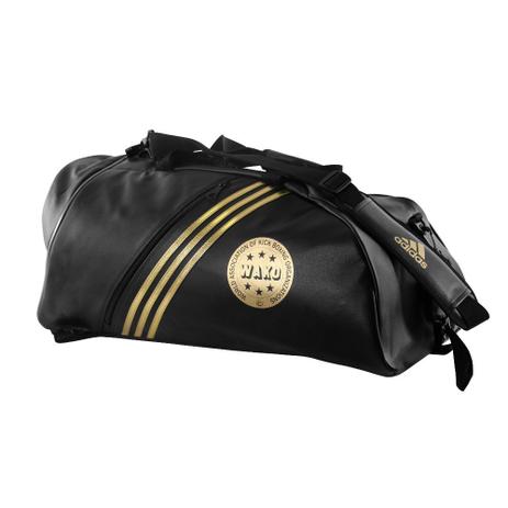 Bolsa Mochila Adidas Training 2in1 Bag WAKO Preto/Dourado Menor preço em Bolsa Mochila Adidas Training 2in1 Bag WAKO Preto/Dourado