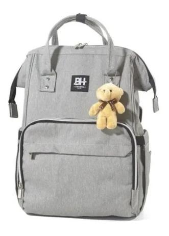 Bolsa Mochila Maternidade Impermeável Bebê Com USB Cinza - BH Store - Bolsa  Maternidade - Magazine Luiza