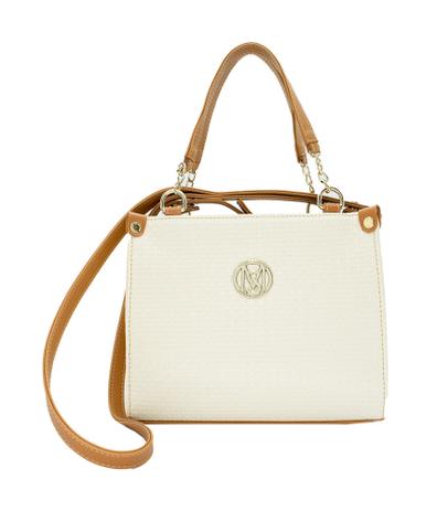 Bolsa monica sanches 2969 alberta panacota / line caramelo - Bolsas -  Magazine Luiza