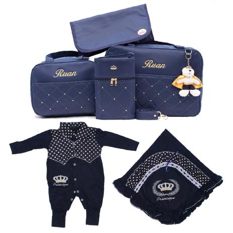 Bolsa New + Saída Maternidade Menina Menino Personalizada - Gaby mundo infantil Menor preço em Bolsa New + Saída Maternidade Menina Menino Personalizada - Gaby mundo infantil