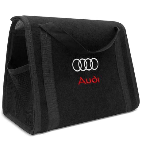 Bolsa Organizadora Porta Malas Universal Preto Logo Audi Bordado em Carpete - R-acoustic é boa?