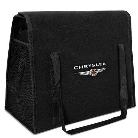 Bolsa Organizadora Porta Malas Universal Preto Logo Chrysler Bordado em Carpete - R-acoustic é boa?