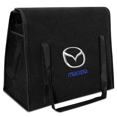Bolsa Organizadora Porta Malas Universal Preto Logo Mazda Bordado em Carpete - R-acoustic é boa?