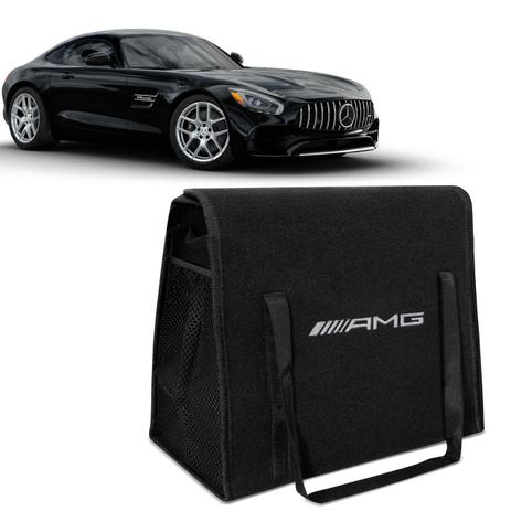 Bolsa Organizadora Porta Malas Universal Preto Logo Mercedes-Benz AMG Bordado em Carpete - R-acoustic é boa?