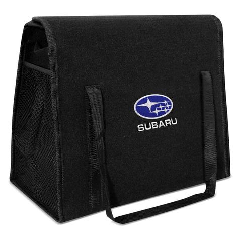 Bolsa Organizadora Porta Malas Universal Preto Logo Subaru Bordado em Carpete - R-acoustic é boa?