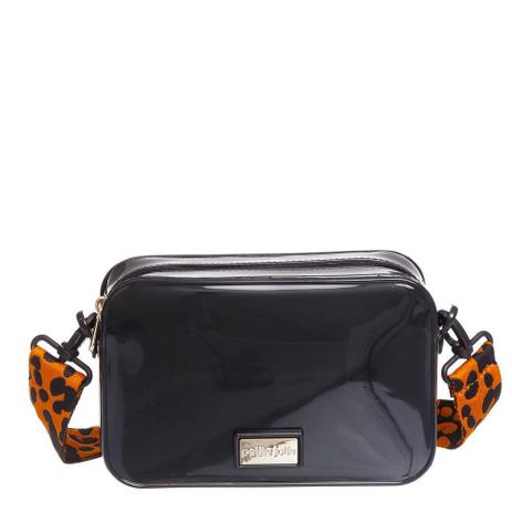 off white black industrial crossbody bolsa