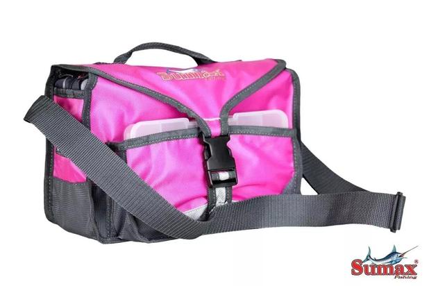 Bolsa pesca sumax sm-1403 rosa com 3 caixas Menor preço em Bolsa pesca sumax sm-1403 rosa com 3 caixas