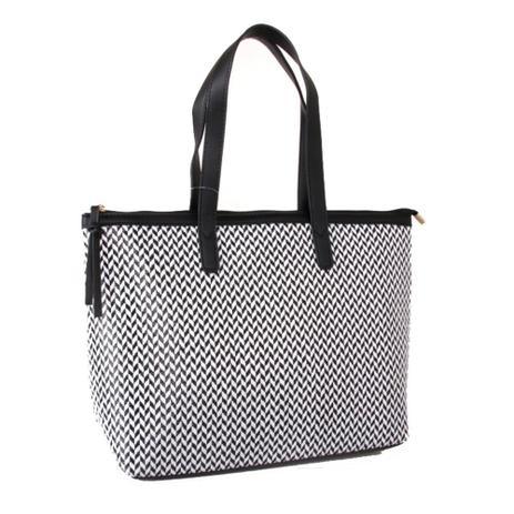 Bolsa Quadrada Bicolor em Trama Preta - Zap Accessories - Combos e kits especiais é ruim? Bolsa Quadrada Bicolor em Trama Preta - Zap Accessories - Combos e kits especiais é boa?