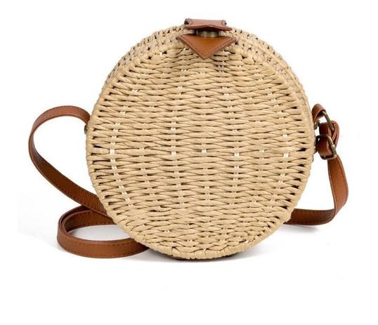 Bolsa Redonda De Palha Forrada Minimos Menor preço em Bolsa Redonda De Palha Forrada Minimos