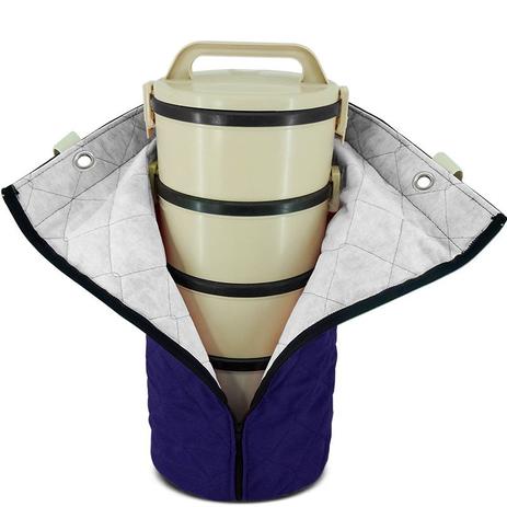 Bolsa Sacola Porta 5 Marmitas Térmicas com Zipper - Genus móveis Menor preço em Bolsa Sacola Porta 5 Marmitas Térmicas com Zipper - Genus móveis