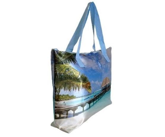 tote bolsa with a zipper
