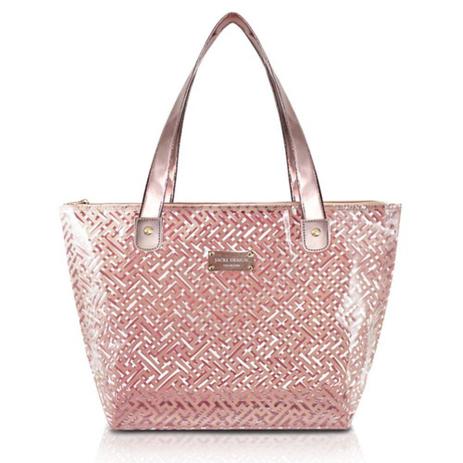 Bolsa Shopper Transparente Diamentes Rosa Jack Design - Jacki design Menor preço em Bolsa Shopper Transparente Diamentes Rosa Jack Design - Jacki design