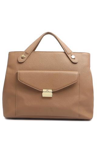 Bolsa Social Feminina Elegante Macadâmia Cappuccino - Macadamia Menor preço em Bolsa Social Feminina Elegante Macadâmia Cappuccino - Macadamia
