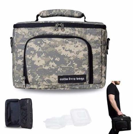 Bolsa Térmica Bag Média Academia Fitness 3 Refeições Camuflada - ELB - Estilo livre bags é boa?