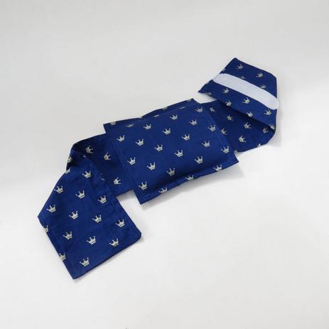 Bolsa Térmica Bebê sem Cólica com Cinta Coroa Azul - Bolsa térmica de sementes Menor preço em Bolsa Térmica Bebê sem Cólica com Cinta Coroa Azul - Bolsa térmica de sementes